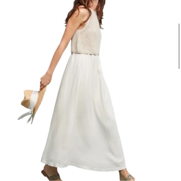 Anthropologie Layered Sweater and Gauze Dress by Moth - Picture 2 of 7